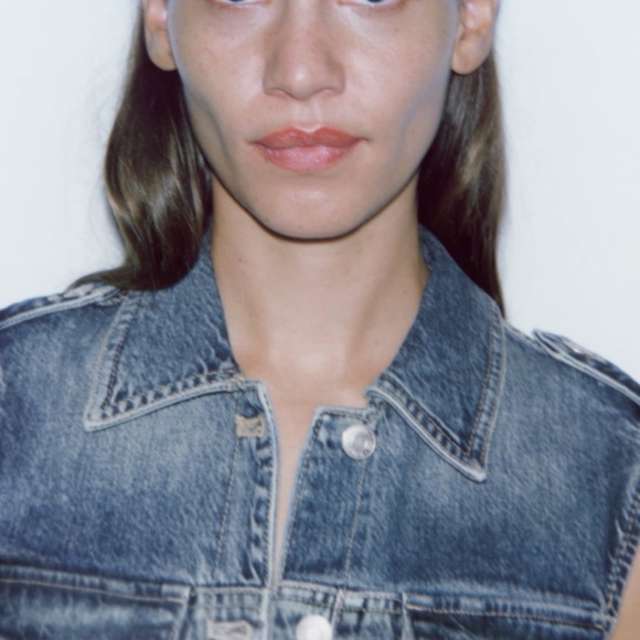 DENIM TRF DRESS - Picture 8 of 13